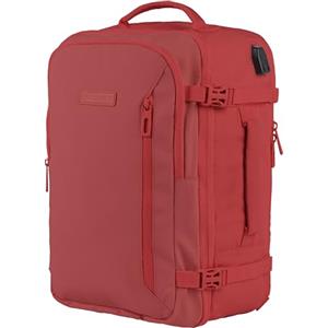 BidMamba Zaino Bagaglio A Mano 40x20x25 Ryanair, Zaino Borsa 20L Voli Low Cost Easyjet - Rosso