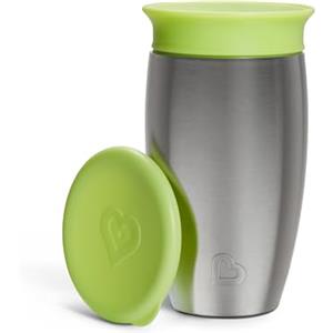 Munchkin Tazza Miracolo 360 Acciaio Bebè | 296ml | Verde