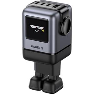 UGREEN Uno Caricatore USB C 100W GaN Presa da Muro Robot Carica Rapida | PD 3.0 PPS 45W Compatible con iPhone 17 Pro MAX Air 16 MacBook Air Pro Galaxy S26 S25 Pixel 10 Steam Deck