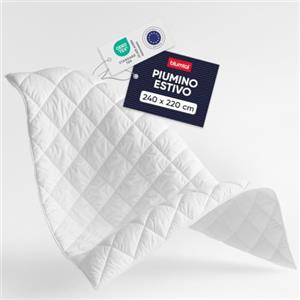 Blumtal Piumino Letto Estivo 240x220 cm | Piumino letto Estivo (150 g/m²), ultra leggero, morbido e fresco. Certificato OEKO-TEX, ideale per l'estate.
