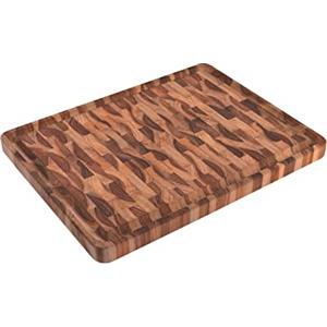 Tramontina Tagliere in Legno di Teak per Presentazione e Taglio Churrasco Essencial 45 x 34 cm