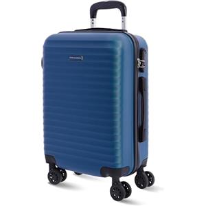 DON ALGODON - Trolley bagaglio a mano 55x40x20 (Espandibile) - 33L - Valigia Bagaglio a mano Ryanair - Valigia Media Rigida - Trolley Cabina Piccolo - Iris