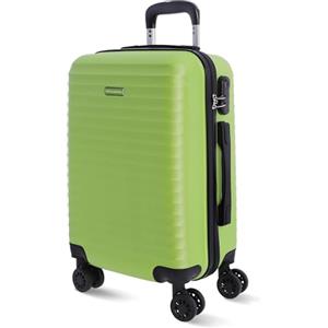 DON ALGODON - Trolley bagaglio a mano 55x40x20 (Espandibile) - 33L - Valigia Bagaglio a mano Ryanair - Valigia Media Rigida - Trolley Cabina Piccolo - Iris