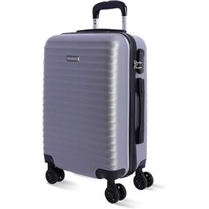 DON ALGODON - Trolley bagaglio a mano 55x40x20 (Espandibile) - 33L - Valigia Bagaglio a mano Ryanair - Valigia Media Rigida - Trolley Cabina Piccolo - Iris