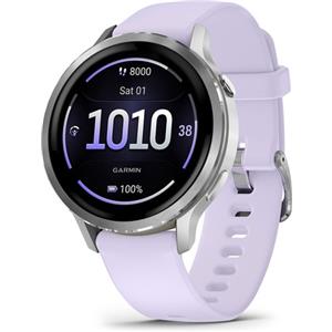 Garmin Venu 4 3,05 cm (1.2'') AMOLED 41 mm Digitale 390 x 390 Pixel Touch screen Argento Wi-Fi GPS (satellitare)