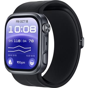 Huawei WATCH D3, Smartwatch con monitoraggio della pressione arteriosa, sottile 11,3 mm. Cinturino nero