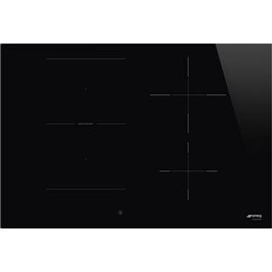 Smeg PRONTA CONSEGNA - Smeg Piano cottura a induzione SI1M4744D in vetroceramica nero da 75 cm