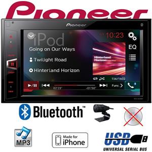 Pioneer Monicevitore touchscreen Pioneer MVH-AV290BT da 15,74 cm (6,2 Zoll)
