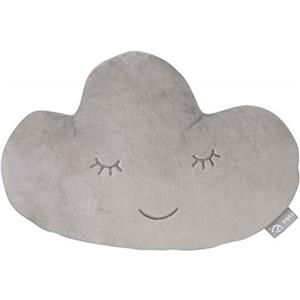 roba Cuscino a Forma di Nuvola Style - Cuscino Decorativo per la Cameretta dei Bambini - Morbido - Imbottito - Idea Regalo per Compleanno e Natale - Grigio