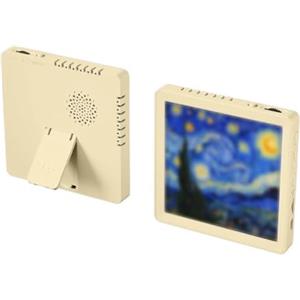 Elchuiaby Cornice portafoto magnetica con supporto integrato per scrivania, color | Microfono integrato per messaggi vocali, registrazione conversazioni, salvataggio dei ricordi, riproduzione audio chiara