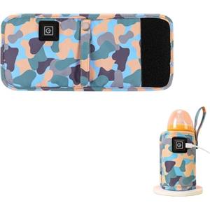 Mikiuly Scaldabiberon Portatile,Scaldabiberon USB,Scalda Biberon Neonato | Scalda Biberon Portatile da Viaggio,Scaldabiberon,Temperatura Regolabile,per Casa, Viaggi,Auto