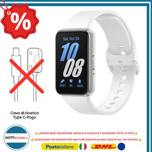 Samsung Smartwatch Samsung Galaxy Fit3 SM-R390 Argento - SENZA SCATOLA