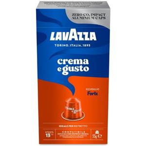 Lavazza 10 Capsule in alluminio Crema e Gusto Forte Lavazza compatibili Nespresso