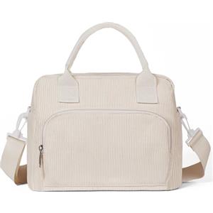 Aucuu Borsa Termica, Riutilizzabile Borsa Frigo Portatile, Borse a Tracolla di Grande Capacità, per Ufficio Scuola Picnic Viaggio