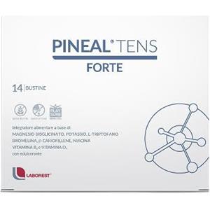 Laborest | Pineal Tens Forte | 14 Bustine | Benessere Muscolare e Vitalità Quotidiana | Magnesio Bisglicinato, Potassio, L-Triptofano, Bromelina, β-Cariofillene