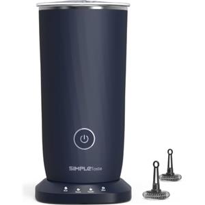 SIMPLETASTE Montalatte Elettrico 4 in 1 Schiuma Calda e Fredda | Design One-Touch, Rivestimento Antiaderente, Spegnimento Automatico, per Cappuccino, Latte, Macchiato, Cioccolata Calda