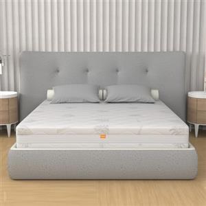 MiaSuite i sogni italiani Prime Singolo 85X195, Alto 26 cm Sfoderabile Ortopedico con Dispositivo Medico, Materasso 3 Strati Memory 6Cm, a 9 Zone, Bianco, 85x195 cm