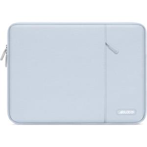 MOSISO 15 pollici Custodia PC Computer Compatibile con MacBook Air 15 | 15,3 pollici Borsa PC per M5 M4 M3 M2 2026 2025 2024 2023, Dell XPS, Poliestere Manica Verticale con Tasca, Bambino Blu