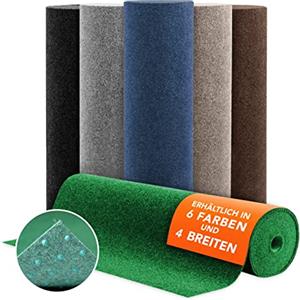 Floordirekt Tappeto da prato Farbwunder Pro - Tappeto da balcone - tappeto erboso artificiale per terrazza, balcone e tempo libero - disponibile in 6 colori (67 x 250 cm, marrone)