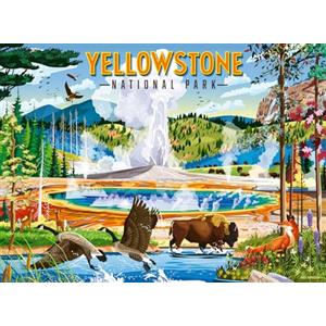 Ravensburger - Puzzle da 500 pezzi - Parco nazionale di Yellowstone - Adulti e bambini a partire dai 12 anni - Puzzle di alta qualità - Parchi nazionali - Stati Uniti - 12001720