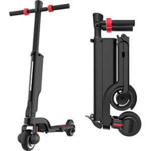HX X6 Monopattino Elettrico Adulto Pieghevole con Batteria Rimovibile | Scooter elettrico compatto 350W,pneumatici pieni da 5,5",15-40 km,doppio freno,app,adatto alla città