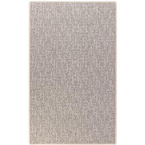 Floordirekt Tappeto passatoia Alto al metro, per cucina e corridoio, tappeto su misura, per soggiorno, corridoio (argento, 80 x 100 cm)