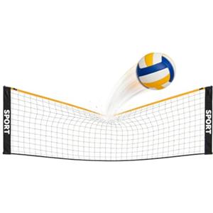Generico Rete Da Badminton - Rete Pieghevole E Resistente Alle Intemperie, Regolabil | Rete Da Pallavolo | Per Cortile Bambini Adulti Sport Spiaggia Piscina Corte Allenamento Indoor All'aperto