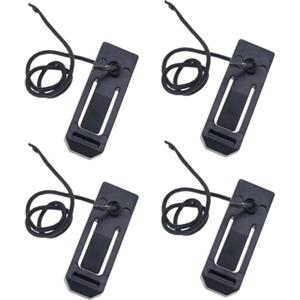 Jazuaiao 4Pcs Long Board Surf Fin Clip, separatore d'acqua | Spaccalegna, sport acquatici, fibbia a clip per pinne di pesce, facile da usare, accessori portatili per tavole da surf
