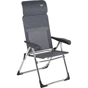 Crespo 0404313N.C40 ;Sedia pieghevole, modello: AL-213/40, per esterno, compatta, di colore grigio scuro, rif. 1104970