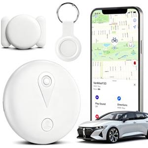 Lizoak Mini localizzatore GPS magnetico, localizzatore del veicolo senza costi mensili, localizzatore GPS in tempo reale con app per smartphone per Android e iOS, localizzatore GPS per auto, biciclette