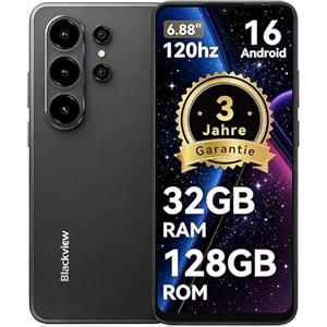 Blackview WAVE 10 Smartphone Offerta Android 16,32MP+13MP 32GB+128GB/2TB TF Cellulari,Telefono Cellulare Offerta 6.88"/5000mAh/3.5mm/Dual 4G/WiFi/Face ID/Blocco Impronta Digitale,3 Anni Garanzia