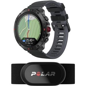 Polar - Orologio GPS con cintura cardio - Polar Grit X2 Pro Black + H10 - Nero