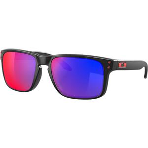 Oakley - Occhiali da sole - Holbrook Matte Black Positive Red Iridium - Nero