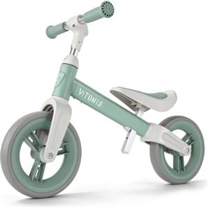 VITONIS Bicicletta Bambini Senza Pedali per 1,5-4 Anni Fino a 25 Kg, volante e sellino Regolabili in Altezza， Monopattino ultraleggero per bambini, adatto sia ai maschietti che alle femminucce
