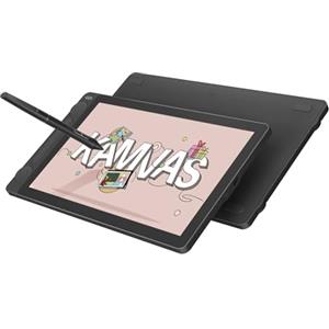 HUION Kamvas 13 Gen 3 Tavoletta Grafica con Schermo, PenTech 4.0 | 13,3 Pollici, Vetro Laminato, 16384 Livelli, Doppio Quadrante, Compatibile PC, Mac e Android, Nero
