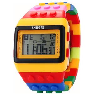 FENKOO Orologio digitale da pols neutro arcobaleno, Rosso