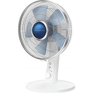 Rowenta Turbo Silence Extreme+, Ventilatore da Tavolo, Flusso d'aria 45 m3/min, Ventilatore Silenzioso, 4 Velocità regolabili, Oscillazione 120°, VU2730