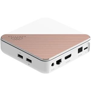 Homatics Box R 4K Plus Android 11 TV Media Player (Google, Netflix, Disney+, Prime Video, Google Play Store, 4K UHD, HDR, WiFi 6, Bluetooth 5.0, Telecomando vocale, Bianco)