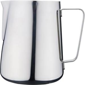 FOREVER Lattiera in Acciaio Inossidabile, Brocca per Latte in Acciaio Inox Lucido, per Latte Artistico (2 Litri)