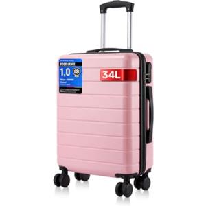 Shavont Bagaglio a Mano 55x40x20 cm, Valigia Trolley Rigida da Cabina | Scocca in ABS+PC, 4 Ruote Girevoli a 360°, Lucchetto Integrato, Formato Compatibile con Ryanair per Viaggi Brevi