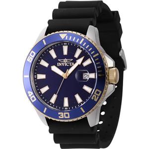 Invicta Pro Diver 46092 Orologio da Uomo - Impermeabile - Analogico - Movimento Quarzo - acciaio inossidabile con quadrante blu - 45mm