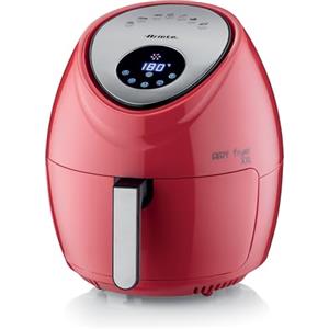 Ariete 4618 Airy Fryer XXL- Friggitrice ad Aria - Frigge 2,5 kg di Patatine Fritte - 7 Litri - Cottura Senza Olio e Grassi - 1800 Watt - Rosso