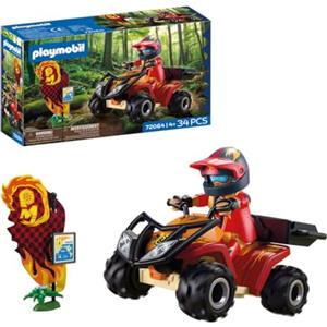 PLAYMOBIL | Cars | Offroad Quad | Quad fuoristrada con paraurti rimovibile | macchinina giocattolo per bambini dai 4 anni in su | 72064