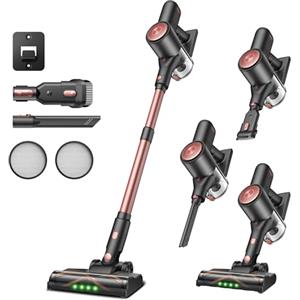 Vexilar Aspirapolvere Senza Fili Potente 45000Pa/ 45 Min, V10Pro Scopa Elettrica Senza Fili Antigroviglio,Ultraleggero,Aspirapolvere Senza Sacco per Pavimenti/Tappeti
