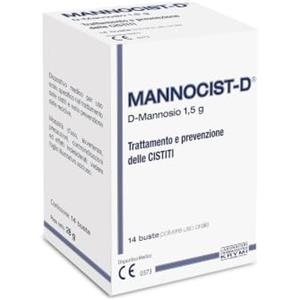 Polifarma Benessere Mannocist D Mannosio Cistite Donna e Uomo 14 Bustine Dispositivo Medico per Cistite, Trattamento di Recidiva, Attenua Bruciore e Prurito, Supporto per Vie Urinarie, Senza Glutine e Lattosio