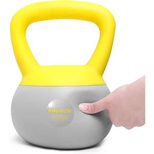 PROIRON Kettlebell Morbido da 2 a 10 kg, Kettlebell con Impugnatura Antiscivolo, Riempito di Sabbia di Ferro, per Esercizi e Allenamenti a Casa e in Palestra