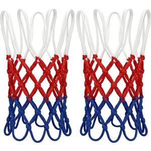 Czdtq 2 reti da basket per canestro, ricambio per canestro da basket | Rete da basket di dimensioni standard, adatta per uso interno ed esterno