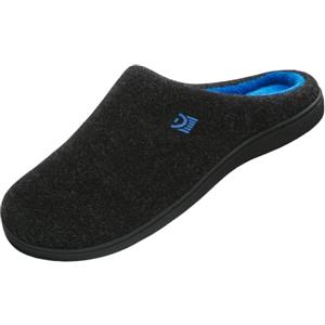 Donpapa Pantofola Uomo Calde Ciabatte Casa Invernali in Memory Foam | Fodera in Sherpa, Morbide & Comode Slippers, Lavabile in Lavatrice, Antiscivolo, Interno/Esterno, Regali