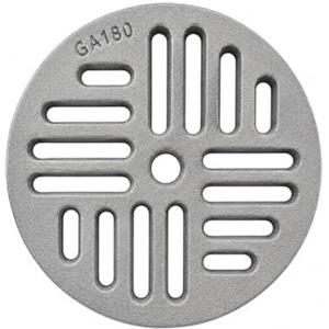 Fonderia Bongiovanni | Griglia in Ghisa | Griglia per Camino | Stufa Pellet | Barbecue Fondello per Cenere | Tonda Rotonda | Diverse Misure (Ø 18 cm)