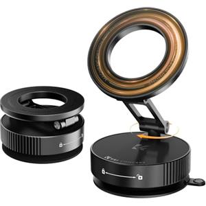 K&F CONCEPT Porta Telefono Auto Mag-Safe, Supporto Per Telefono Auto | Magnetico Ventosa, Regolabile 360°+210°+210°, Pieghevole, Compatibile iPhone 17 16 15 14 13 12 Pro/Pro Max e Android -TC08